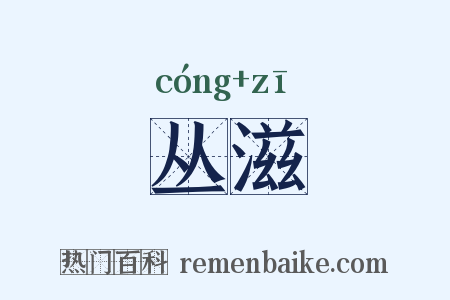 丛滋是什么意思的图片